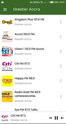 Ghana Radio - All Ghana Radio android App screenshot 0